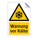 Warnung vor Kälte