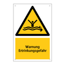 Warnung Ertrinkungsgefahr