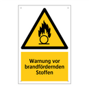 Warnung vor brandfördernden Stoffen