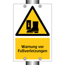 Warnung vor Fußverletzungen
