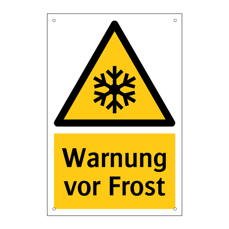 Warnung vor Frost