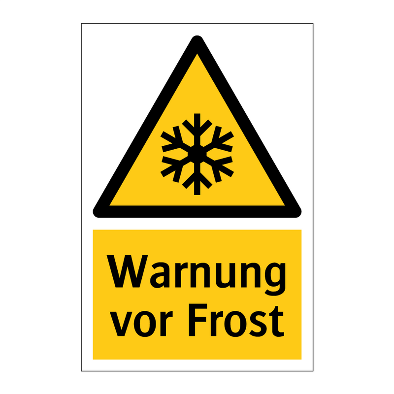 Warnung vor Frost