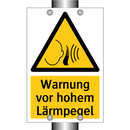 Warnung vor hohem Lärmpegel
