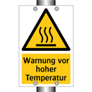 Warnung vor hoher Temperatur