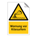 Warnung vor Kitesurfern