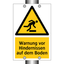 Warnung vor Hindernissen auf dem Boden