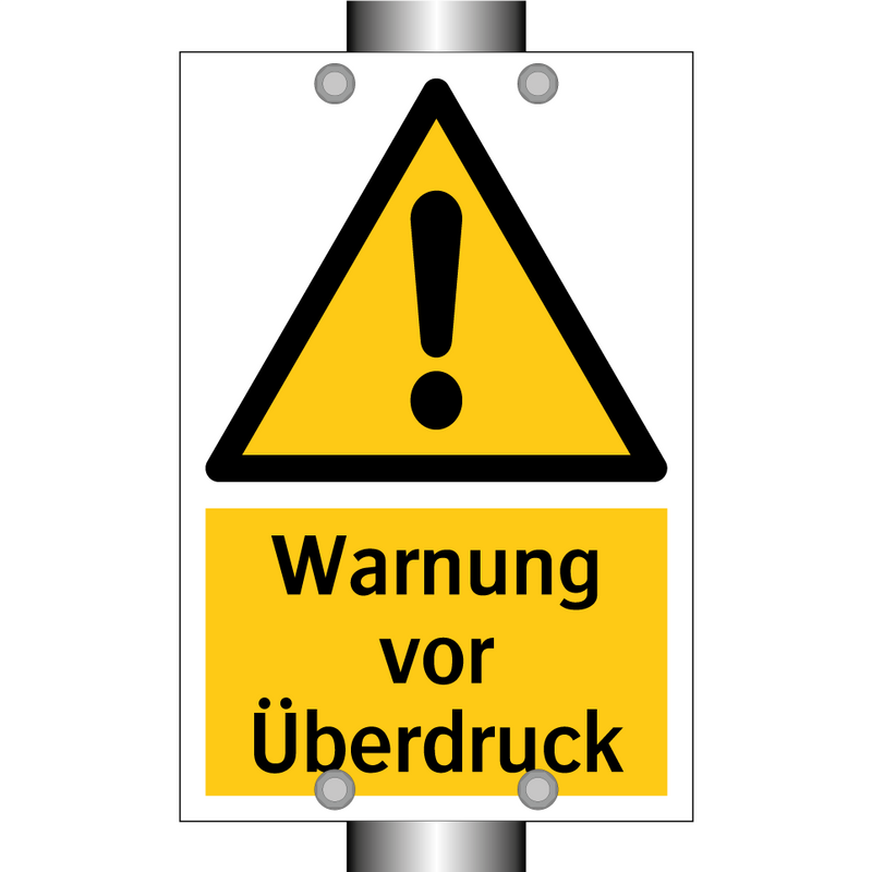 Warnung vor Überdruck