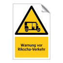 Warnung vor Rikscha-Verkehr