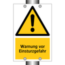 Warnung vor Einsturzgefahr