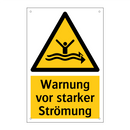 Warnung vor starker Strömung
