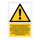 Warnung Nur geschultes Personal darf die Verpackung öffnen. Elektrostatisch gefährdete Bauteile (Egb) Achtung Vorsichtsmaßnahmen beim Umgang mit elektrostatisch empfindlichen Geräten (Esd) beachten Ursprünglich verpackt. Fabrikverpackung