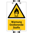 Warnung Oxidierende Stoffe