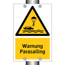 Warnung Parasailing