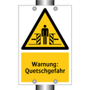 Warnung: Quetschgefahr