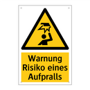 Warnung Risiko eines Aufpralls