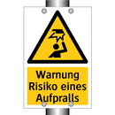 Warnung Risiko eines Aufpralls