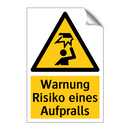Warnung Risiko eines Aufpralls