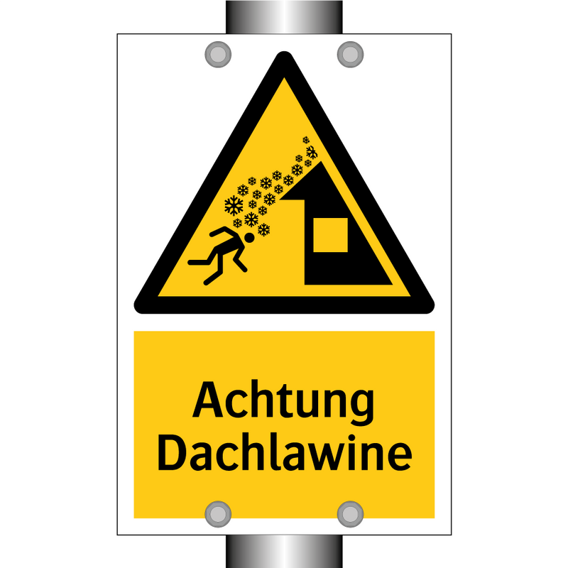 Achtung Dachlawine