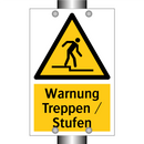 Warnung Treppen / Stufen