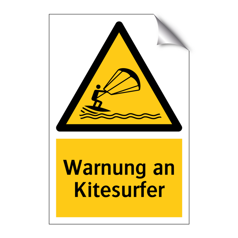 Warnung an Kitesurfer