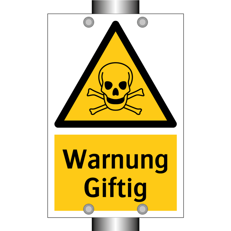 Warnung Giftig