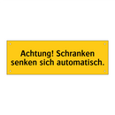 Achtung! Schranken senken sich automatisch.