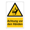 Achtung vor den Händen