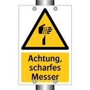 Achtung, scharfes Messer