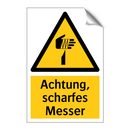 Achtung, scharfes Messer