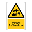 Warnung Großbrandzone