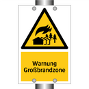 Warnung Großbrandzone