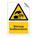 Warnung Großbrandzone