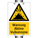 Warnung Aktive Vulkanzone