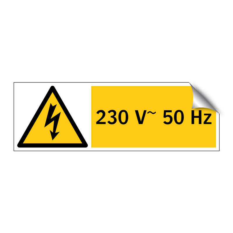 230 V~ 50 Hz