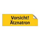 Vorsicht! Ätznatron