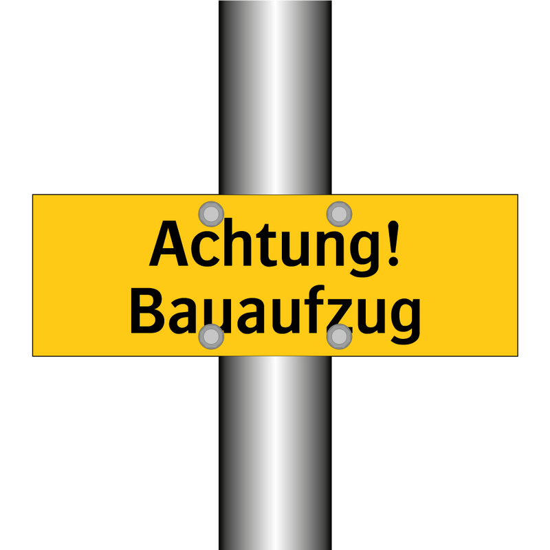 Achtung! Bauaufzug
