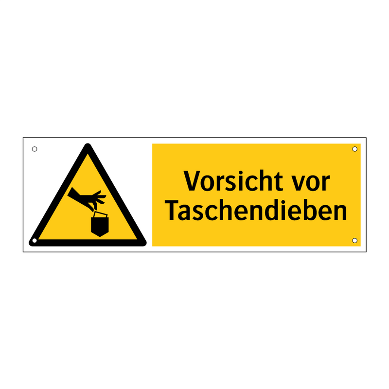 Vorsicht vor Taschendieben