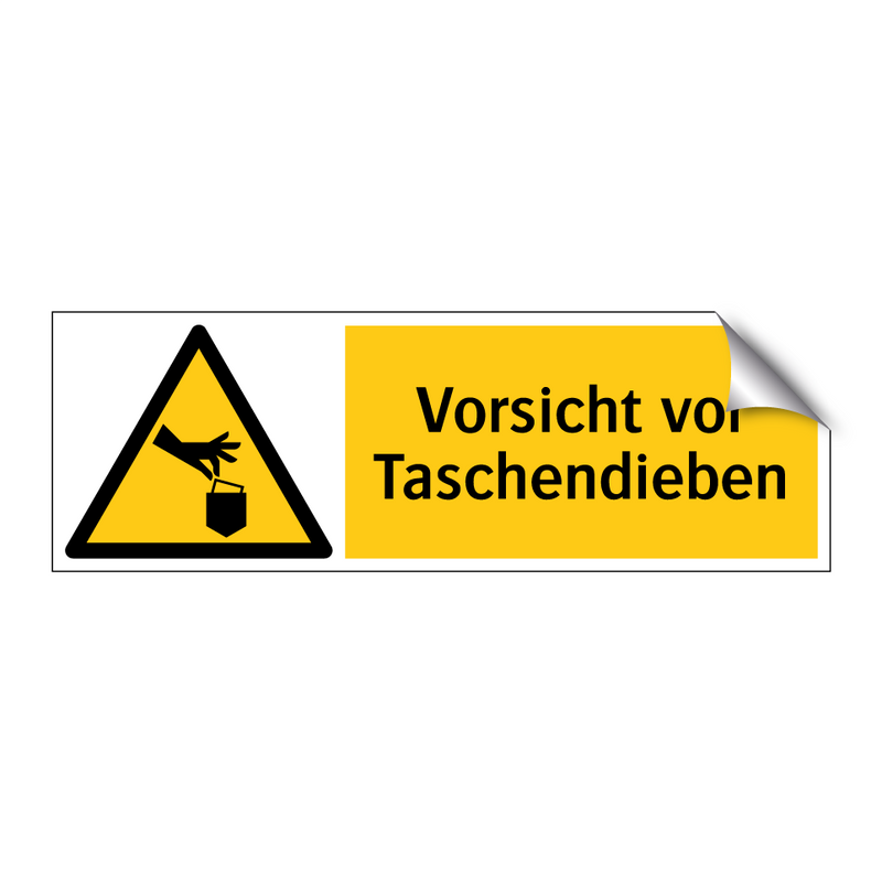 Vorsicht vor Taschendieben