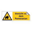 Vorsicht vor dem Pomeranian