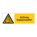 Achtung Explosivstoffe!