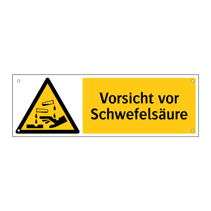 Vorsicht vor Schwefelsäure