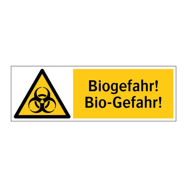 Biogefahr! Bio-Gefahr!