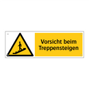 Vorsicht beim Treppensteigen