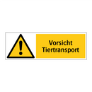 Vorsicht Tiertransport