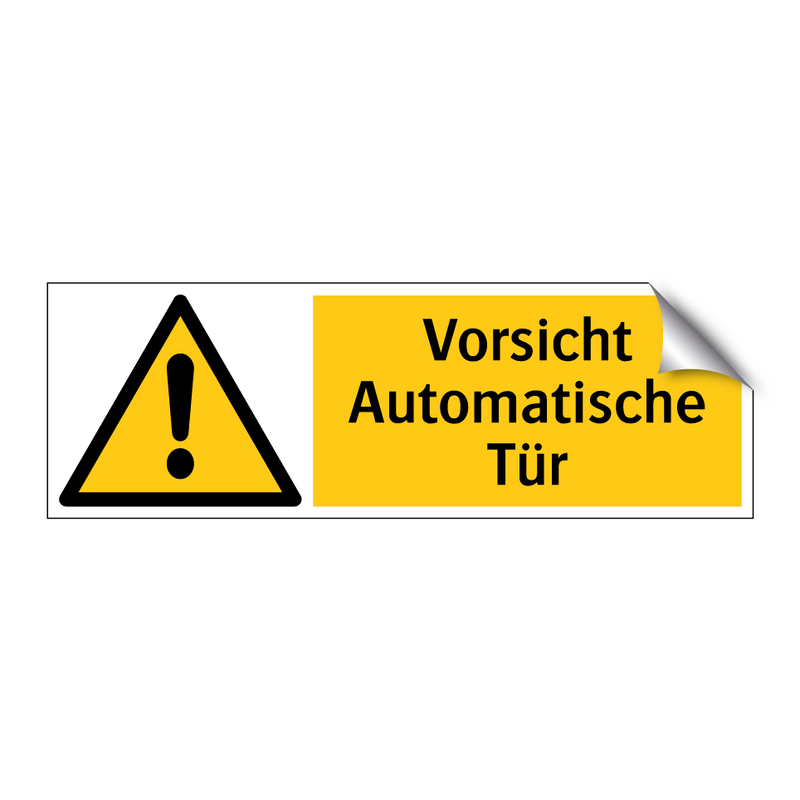 Vorsicht Automatische Tür