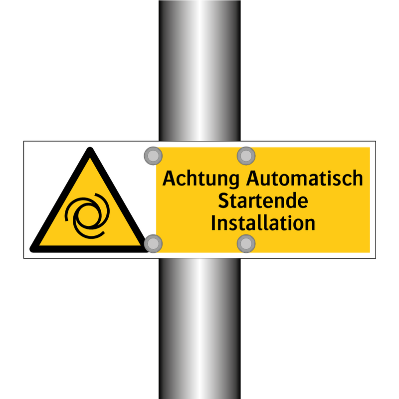 Achtung Automatisch Startende Installation