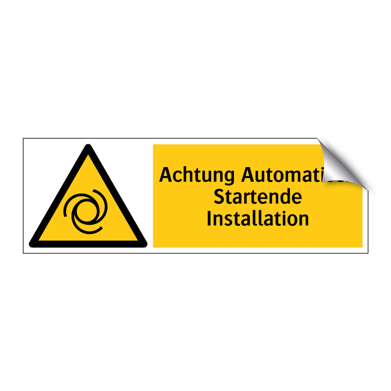 Achtung Automatisch Startende Installation