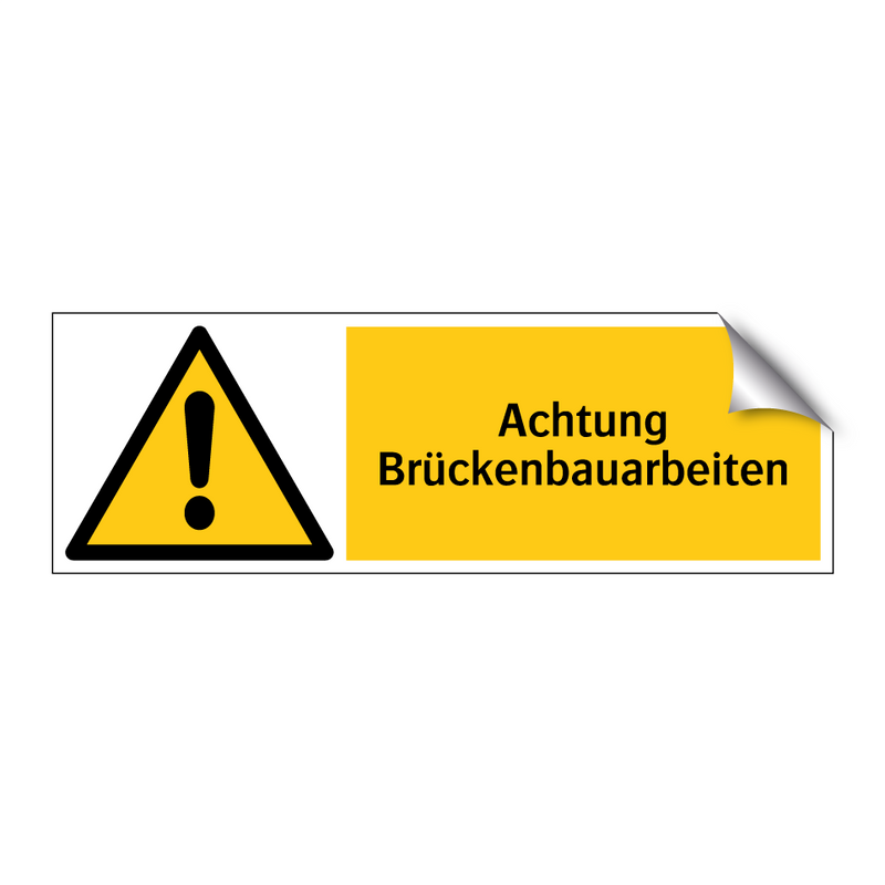 Achtung Brückenbauarbeiten