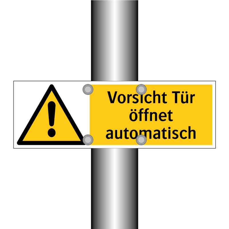 Vorsicht Tür öffnet automatisch
