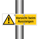 Vorsicht beim Aussteigen